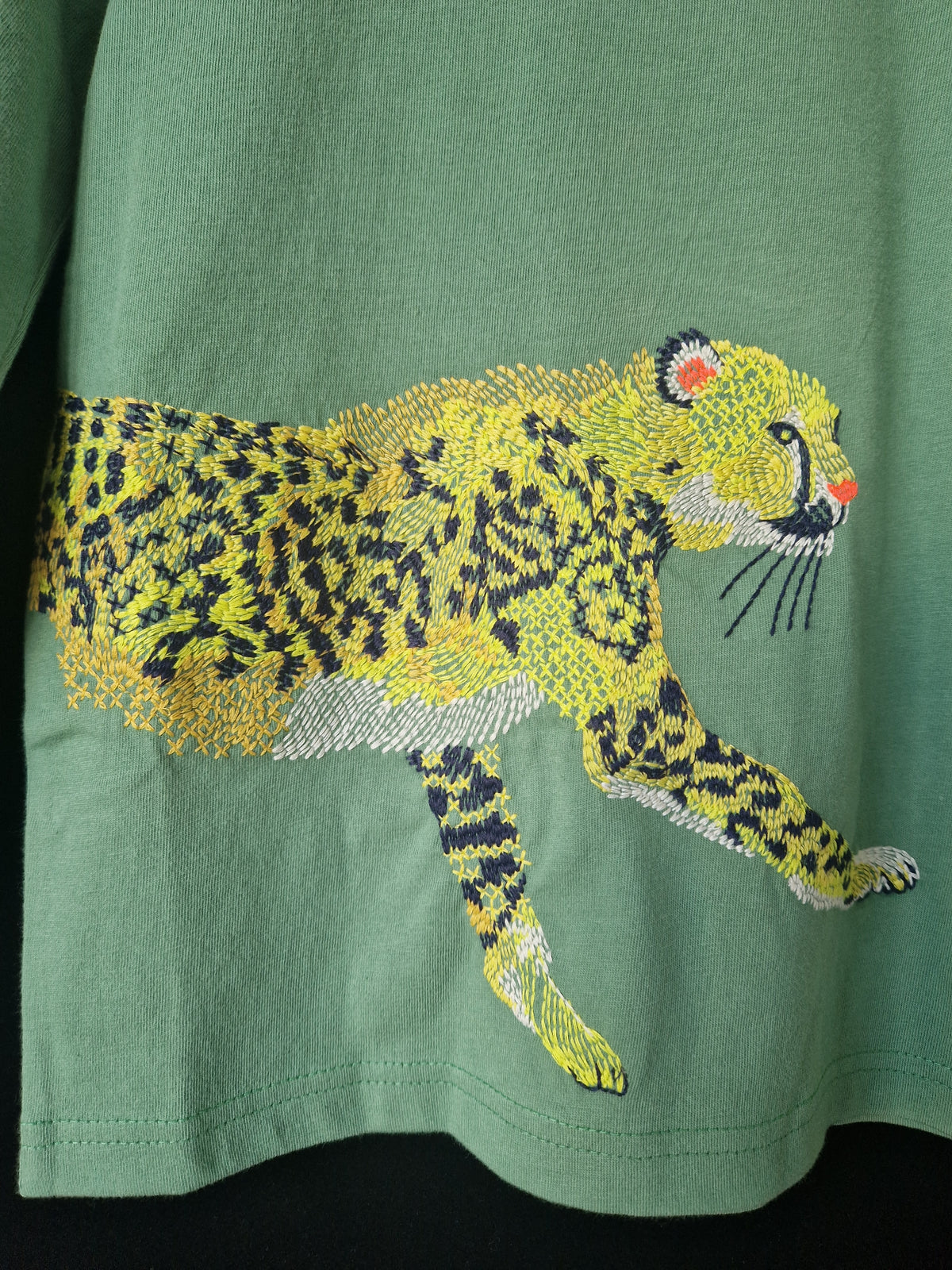 MINI BODEN Superstitch Cheetah T-shirt
