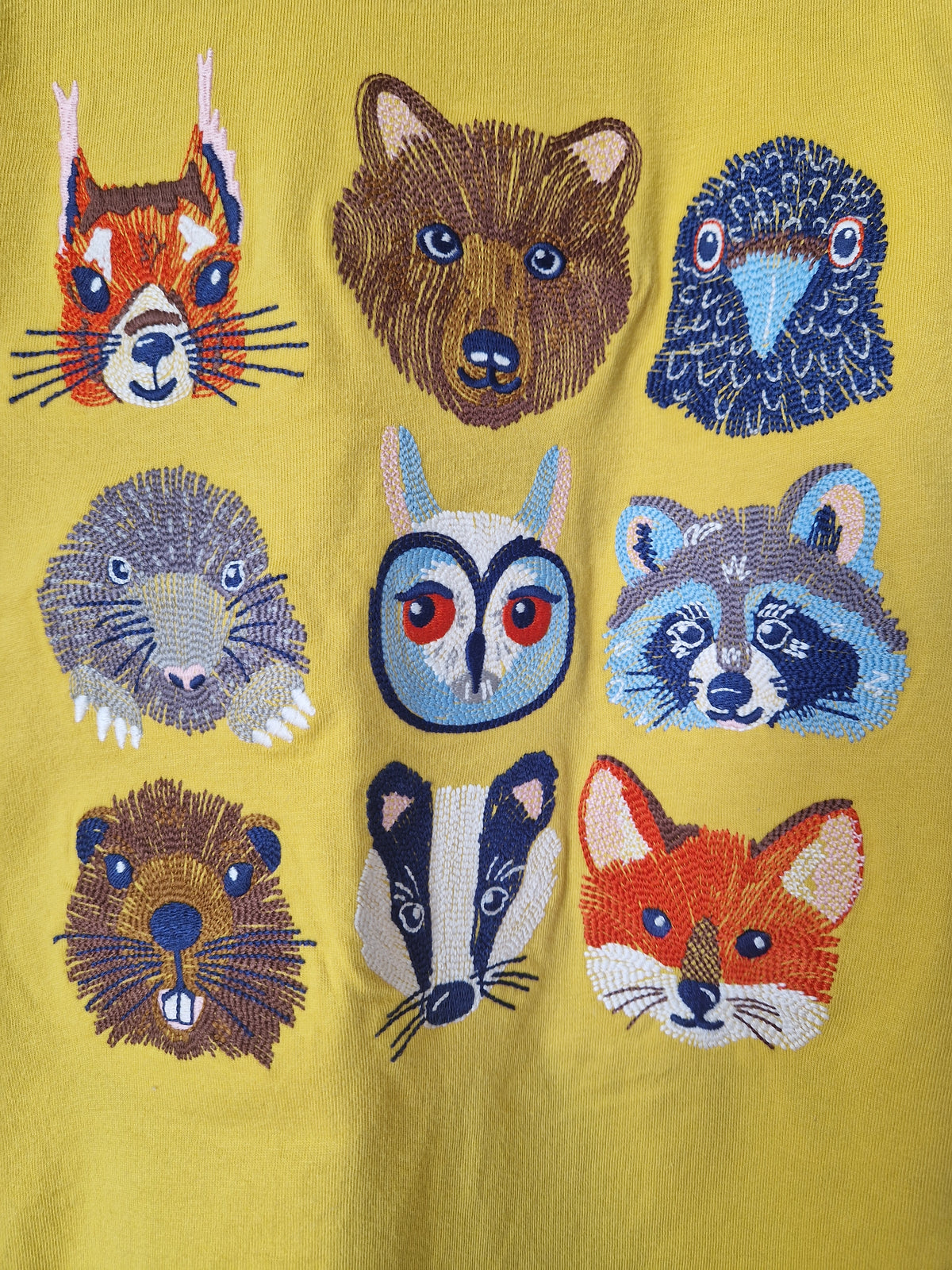 MINI BODEN Embroidered Animal Superstitch Long sleeves T-shirt