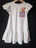 MINI BODEN Embroidered Pocket Jersey Dress