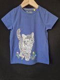 MINI BODEN Kitten Superstitch Embroidered T-shirt
