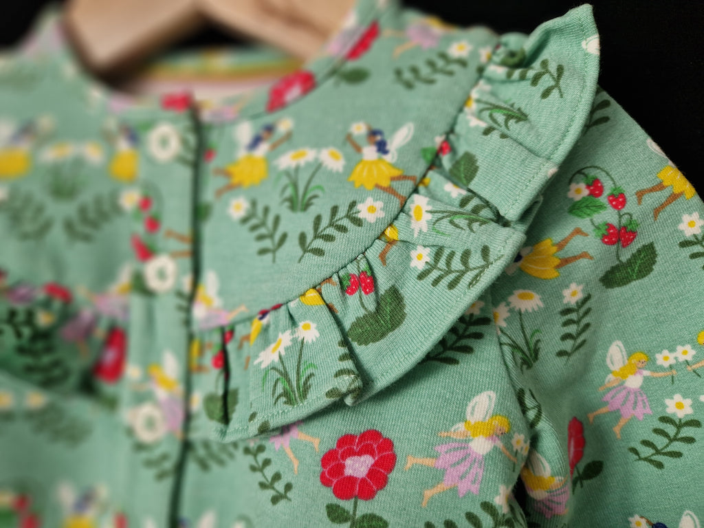 BABY BODEN Jersey Ruffle Top and Bottom Set
