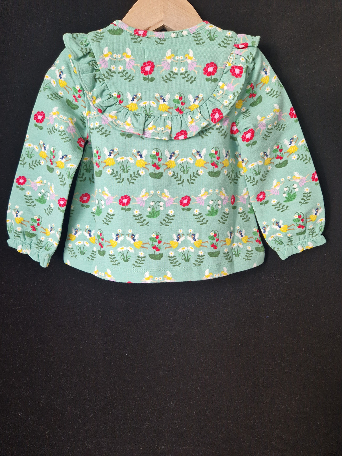 BABY BODEN Jersey Ruffle Top and Bottom Set