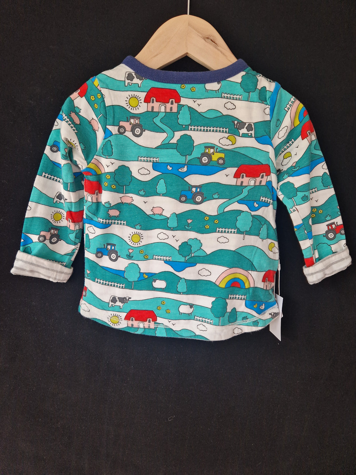 BABY BODEN Farmyard Reversible Print