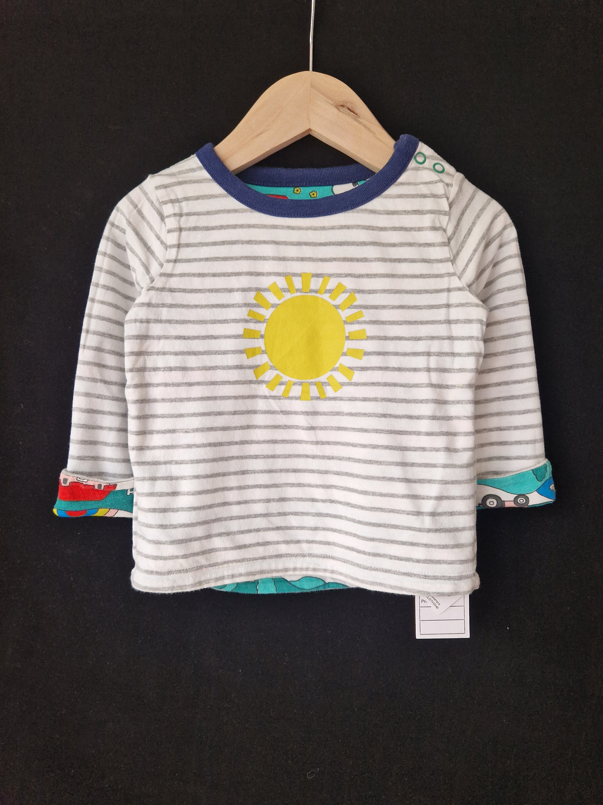 BABY BODEN Farmyard Reversible Print