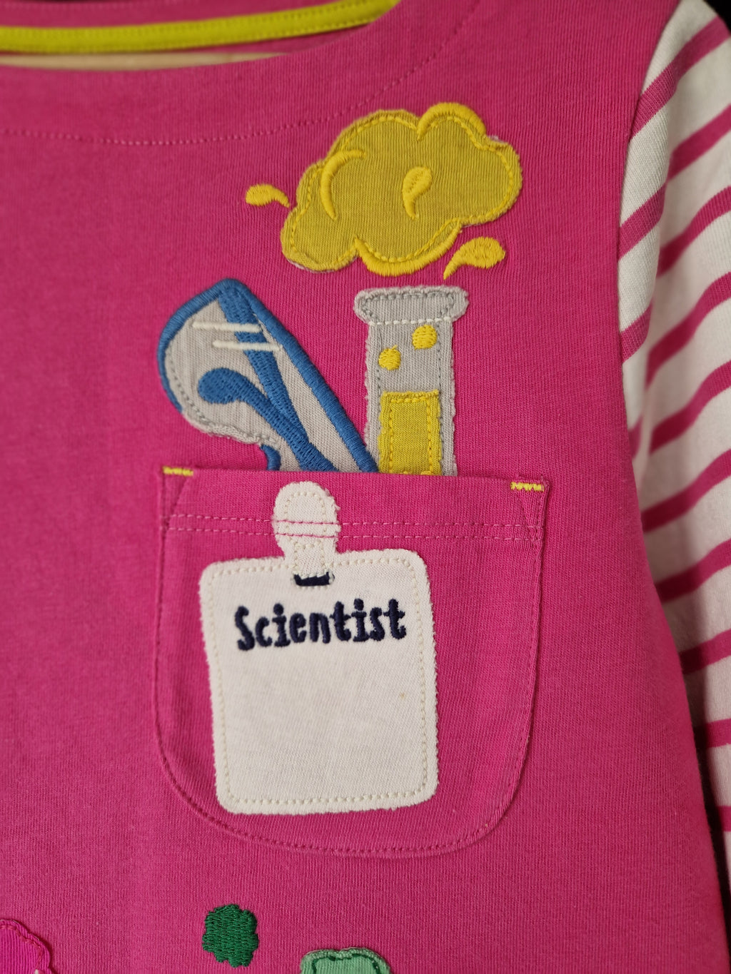MINI BODEN Girls' Tickled Pink Scientist Tunic