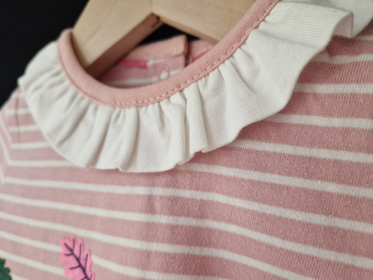 BABY BODEN Ruffle Neck Top | Sample