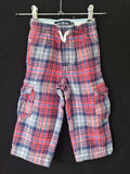 MINI BODEN Red and Blue Tartan Baggies