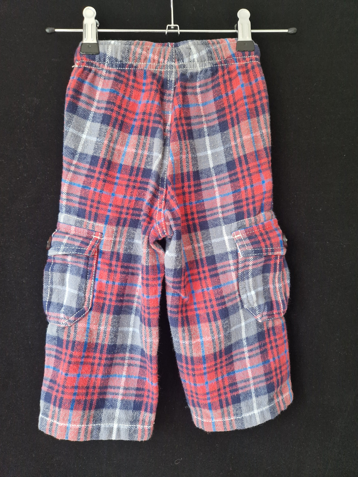 MINI BODEN Red and Blue Tartan Baggies